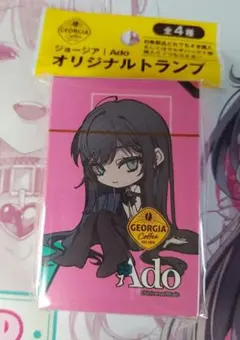 Ado × ia オリジナルトランプ 非売品！全4種 新品！未開封！ ☆非売品☆ジョージア/Adoオリジナルトランプ ☆新品未開封☆全4種☆1