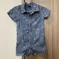 babyGap 星柄デニムロンパース 6-12ヶ月