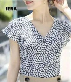 IENA ☆花柄半袖ブラウス