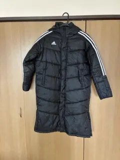 adidas 黒 ダウンコート 160