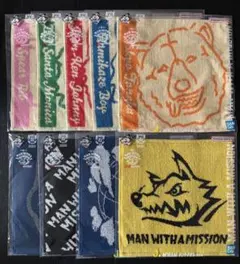 一番くじ MAN WITH A MISSION ハンドタオル コンプリートセット