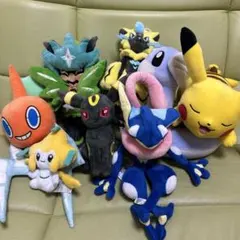 ポケモン ぬいぐるみセット☆オーガポン☆ゼラオラ☆ブラッキー☆まとめ売り☆8体 ポケモン ぬいぐるみセット☆オーガポン☆ゼラオラ☆ブラッキー