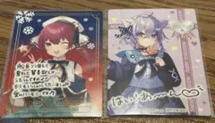 ホロライブ 宝鐘マリン 猫又おかゆ コンビニ カード ブロマイド
