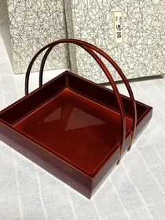 煙草盆 漆塗り 竹製取っ手 紙箱 煙草盆 漆塗り 竹製取っ手 紙箱 - メルカリ