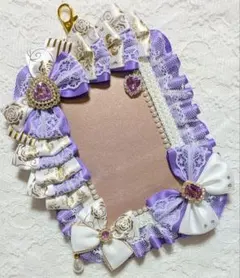 デコケース B7サイズ 46 デルフィニウム ホワイト