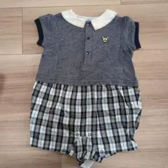 familiar ポロシャツスタイルロンパース 80cm