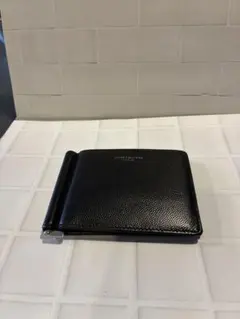 SAINT LAURENT マネークリップ 二つ折り財布 ブラック - メルカリ