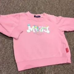 Moujonjon ピンク ユニコーン トレーナー 80