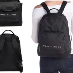 送料込み!MARC JACOBS ブラックリュック・バックパック