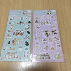 セリア　モフサンド　フラットシール　2種セット　もふさんど