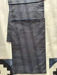 夏帯 変り絽 黒灰色 正絹袋帯 フォーマル お茶席 b673 - メルカリ