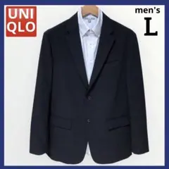 【極美品】ユニクロ 感動ジャケット テーラードジャケット ウォッシャブル 紺