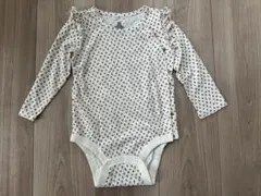 baby GAP 花柄ロンパース ホワイト 12-18M