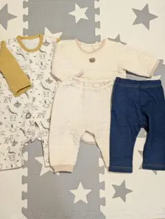 ロンパース　パジャマ　ベビー服　60-70cm　3枚セット