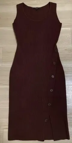 riend ニットワンピース　ブラウン