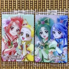 プリキュア　ウエハース　カード　HR レモネード　ミント　アクア　プリキュア5