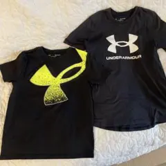 Under Armour 黒 Tシャツ YMD 140 YXL160２枚組