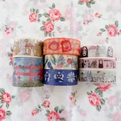 スタジオジブリ マスキングテープ 8個セット