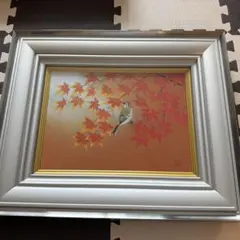 LEMONeDさま専用 村田晴彦「紅梅白梅」日本画M25号 直筆サイン・落款