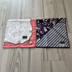 LANVIN ハンカチセット ピンク 紫