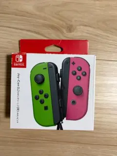 【ジャンク】Switch ジョイコン ネオングリーン/ネオンピンク