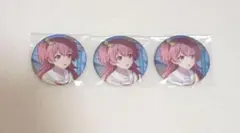 桃井愛莉　グリッター缶バッジ 27B