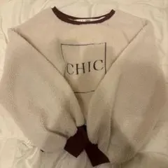emsexcite ボアプルオーバー CHICロゴ