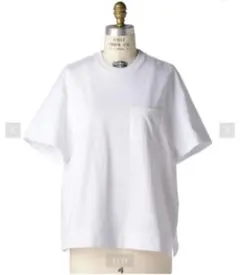 2026ss HYKEクロップド Tシャツ 半袖 01ホワイト - メルカリ