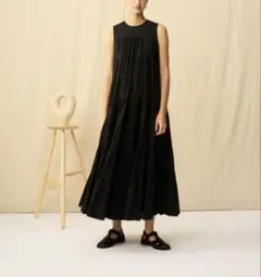 マーレット Merlette SALLANDティアード キャミワンピース 黒 - メルカリ