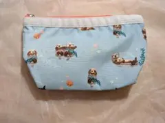 新品未使用 レスポートサック レスポ ラッコ らっこ柄 コスメ 3zip