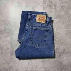00s Levis 550 リラックスフィット　テーパード　濃紺　デニムパンツ