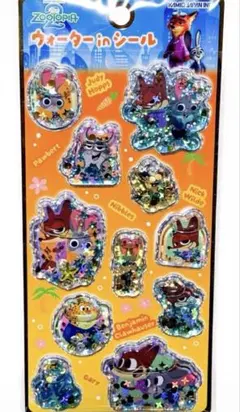 N*様 正規品　ズートピア2 ウォーターインシール　ディズニー シール　ステッカ