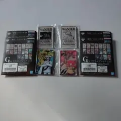 一番くじ　ワンピース　悪魔を宿す者達3 G賞　アクリルブロック　4点セット