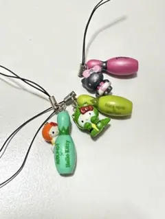 ハローキティ　ストラップ　ラウンドワン