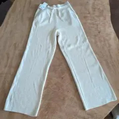 UNIQLO ウォッシャブルニットリブパンツ　L