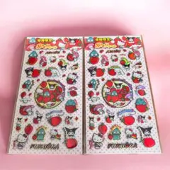 福岡限定 ぷっくりシール サンリオキャラクター２枚セット