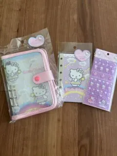 ハローキティ　シールバインダー　シール帳　タイルシール　エンジェルセット