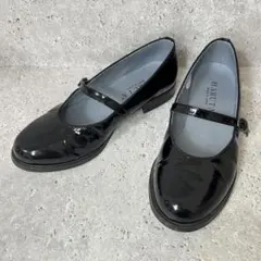 HARUTA ストラップ付き パンプス ラウンドトゥ 冠婚葬祭 発表会