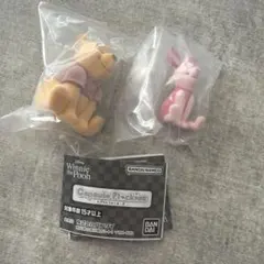 くまのプーさん　カプセルフロッキーズ　プーさん　ピグレット　フィギュア　２点