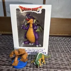 ドラゴンクエスト　竜王のキッチンフィギュア　ゴーレム　ドラゴン　ミニフィギュア