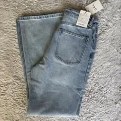 GRL グレイル　ワイドセミフレアデニムパンツ　ジーンズ　XS CU136