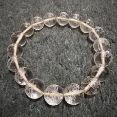 高龍神社　水晶 12mm 四神獣 一連ブレスレット