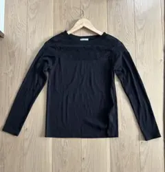 【美品】 GLACIER ハニーズ 長袖 ブラック レース 刺繍 Mサイズ リブ