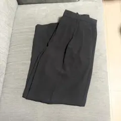 夏用 ワイドスラックスパンツ S SENSE OF PLACE チャコールのサムネイル