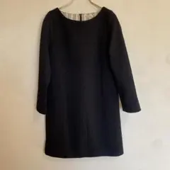 Anna Kerry 黒ワンピース 【38】 袖口スリットのサムネイル
