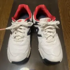 New Balance 574 ホワイト/ネイビー/レッド