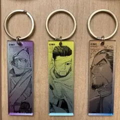 メタリックアクリルキーホルダー　 尾形　ヴァシリ　有古　3点セット