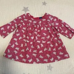babyGap 猫柄水玉ワンピース 90サイズ(小さめ)