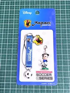 ディズニー ミッキーマウス サッカー日本代表 JAPAN ストラップ