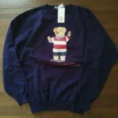 新品未使用タグ付　ポロラルフローレン　ポロベア　スウェット　ラグビー　ビンテージ